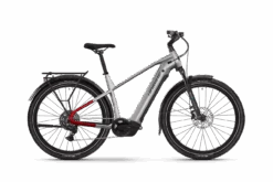 Haibike Trekking 7 High Soft Grey 800wh 2025 Electric Hybrid Bike