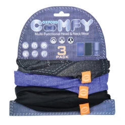 Oxford Comfy Jeans Edition 3 Pack Head Neck Wear