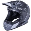 KALI Zoka Stripe Matt Black / Grey Full Face Helmet -Les Cycles Shop 4058630 zz k0210621112 2