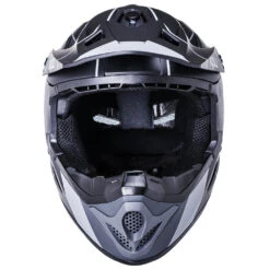 KALI Zoka Stripe Matt Black / Grey Full Face Helmet -Les Cycles Shop 4058633 zz k0210621112 3 2
