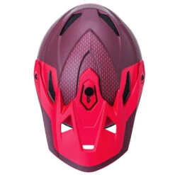 Kali Zoka Dash Mat Red/Burgundy Full Face Helmet -Les Cycles Shop 4058644 zz k0210621212 4 2