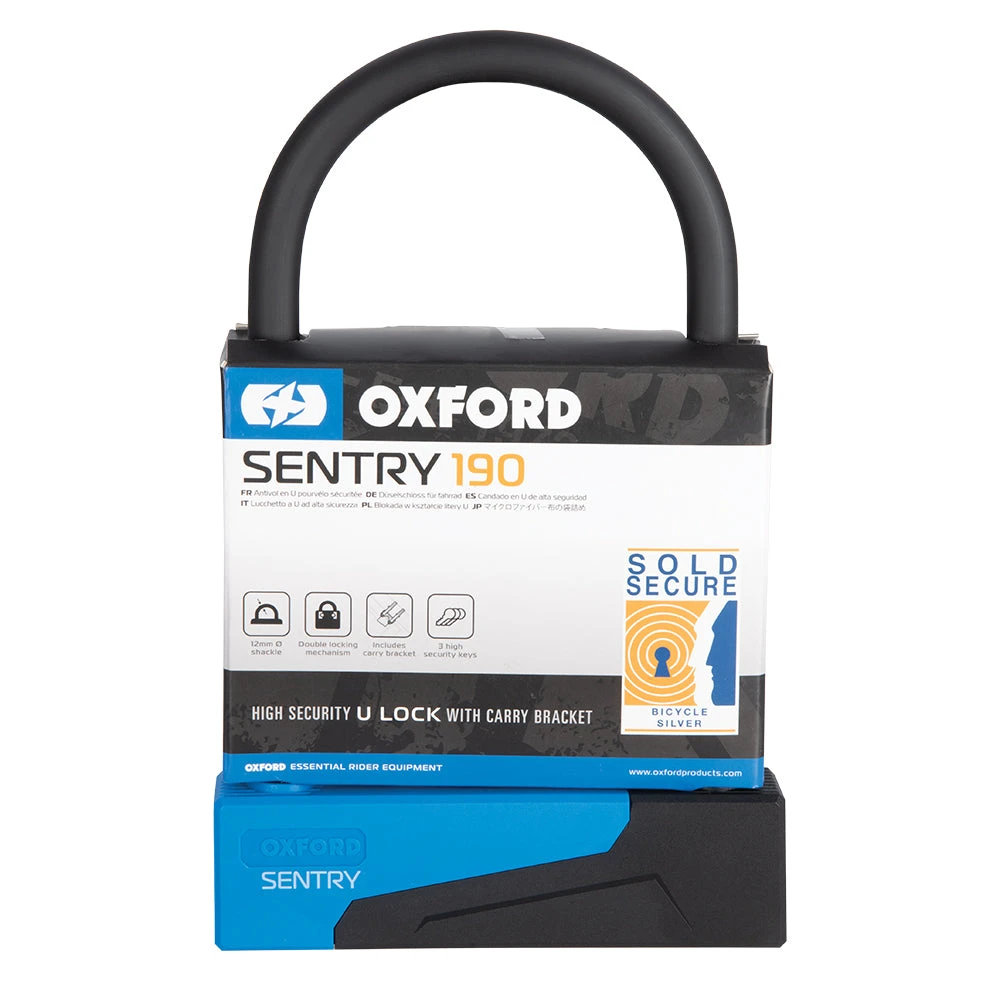 Oxford Sentry U-Lock 260mm X 158mm 3 Oxford Sentry U-Lock 260mm X 158mm