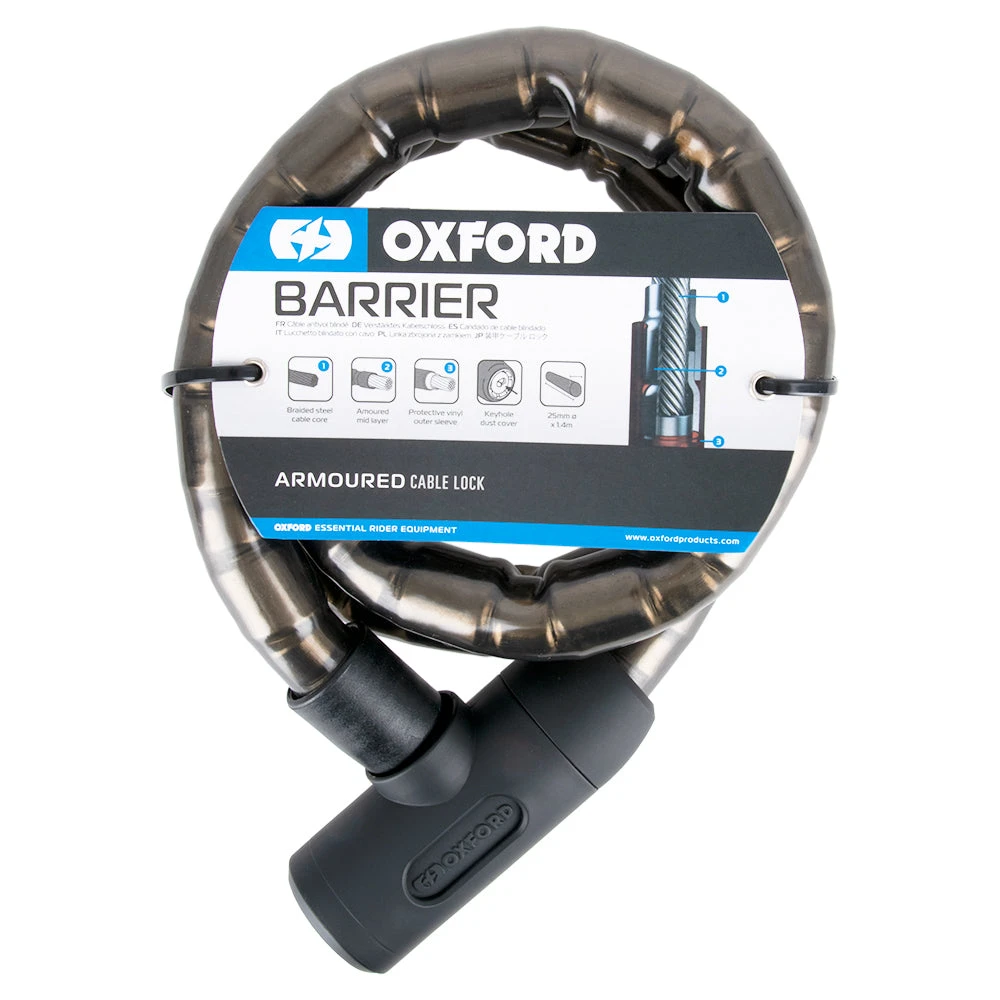 Oxford Barrier Armoured Cable 1.4mx25mm Various Colours 5 Oxford Barrier Armoured Cable 1.4mx25mm Various Colours - Image 3