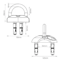 OXFORD Anchor Flat - Ground & Wall Anchor Kit -Les Cycles Shop 5388297 lk407 3 2