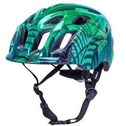 Kali Chakra Lighted Jungle Gloss Green Kids Helmet