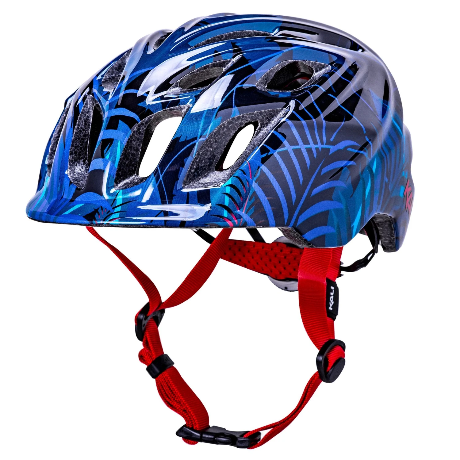 Kali Chakra Child Lighted Jungle Gloss Blue Helmet 3 Kali Chakra Child Lighted Jungle Gloss Blue Helmet