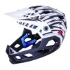 Kali Maya Child FF LTD Zolt Mat White/Black Detachable Kids Helmet -Les Cycles Shop 8452296 k0221924312 2