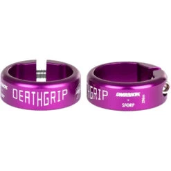 DMR DeathGrip Collars Various Colours -Les Cycles Shop DMR Grips Deathgrip Spares Collars Purple 1000x1000 ab6f40bf 18bb 4a96 ad8c c773e47e57c7