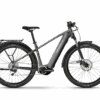 Haibike Trekking 4 High Grey 2024 Electric Hybrid Bike 1 Haibike Trekking 4 High Grey 2024 Electric Hybrid Bike -Les Cycles Shop Haibike MY23 TREKKING 4 HIGH