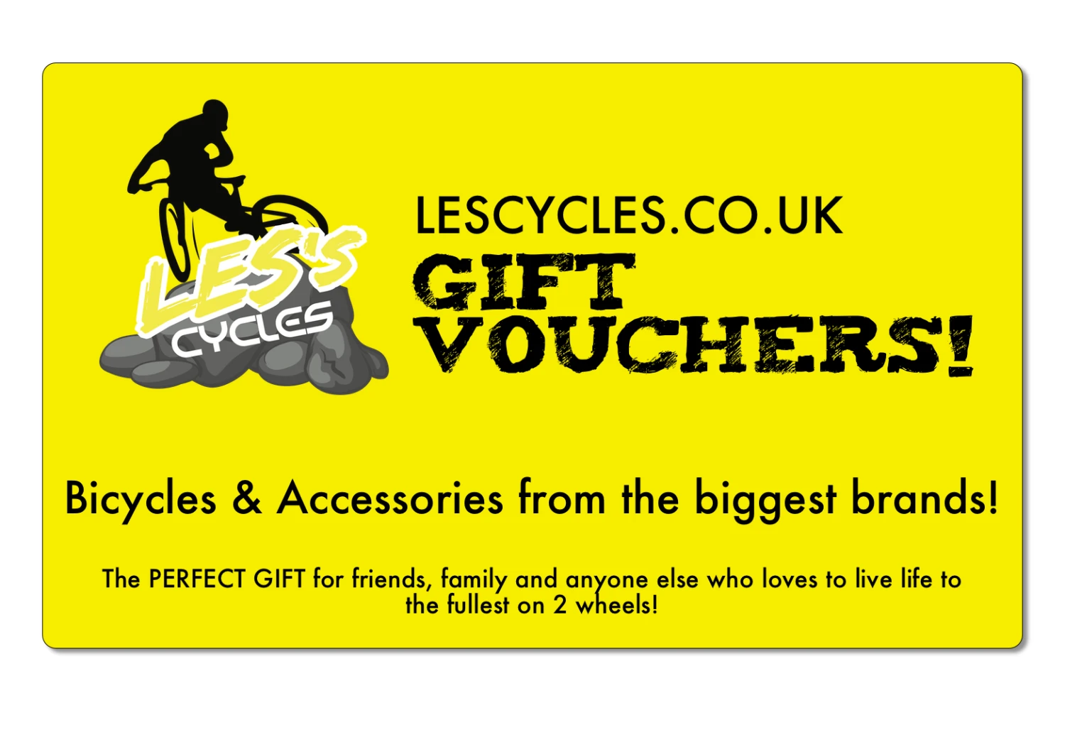 Les's Cycles Gift Vouchers 2 Les's Cycles Gift Vouchers