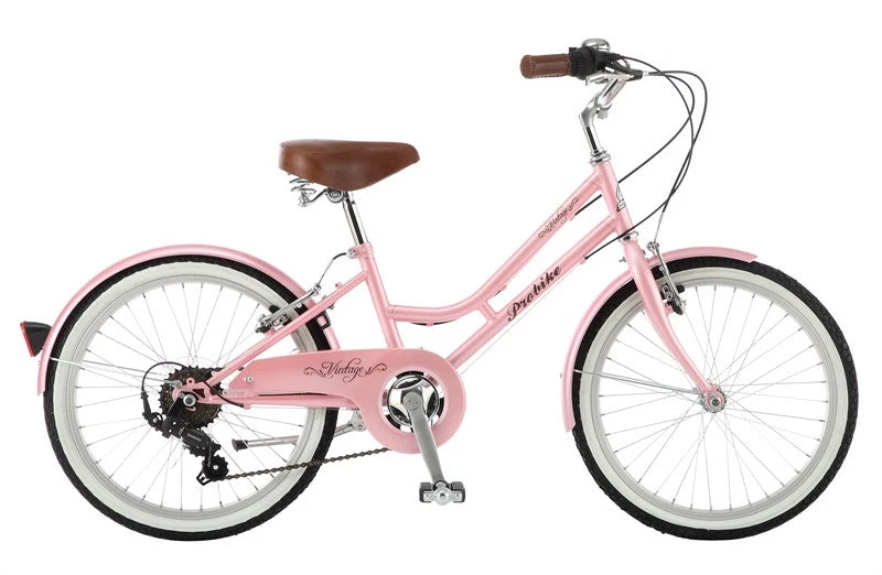 PROBIKE Mini Vintage 20" Or 24" Pink Kids Bike