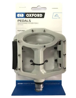 Oxford Sealed Bearing Platform Pedal 9/16 Various Colours -Les Cycles Shop Oxford Sealed Bearing Platform Pedal 9 16 Silver