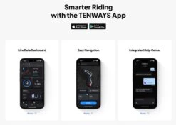 Tenways Ago Air Midnight Black 2025 Urban Trekking E-Bike -Les Cycles Shop Screenshot2025 06 01at11.57.16 1