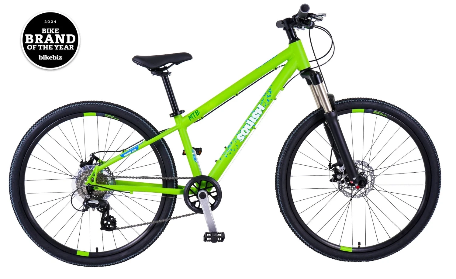 Squish 26 MTB Green 2026 Kids Lightweight Mountain Bike 3 Squish 26 MTB Green 2026 Kids Lightweight Mountain Bike