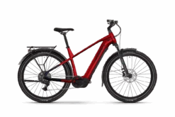 Haibike Trekking 7 High Fruity Red 800wh 2025 Electric Hybrid Bike