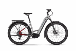 Haibike Trekking 7 Low Soft Grey 800wh 2025 Electric Hybrid Bike