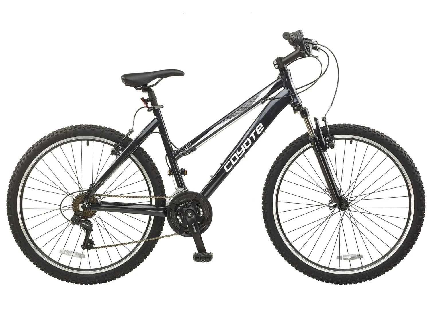 Coyote Intercity 16" Unisex Grey Mountain Bike 3 Coyote Intercity 16" Unisex Grey Mountain Bike
