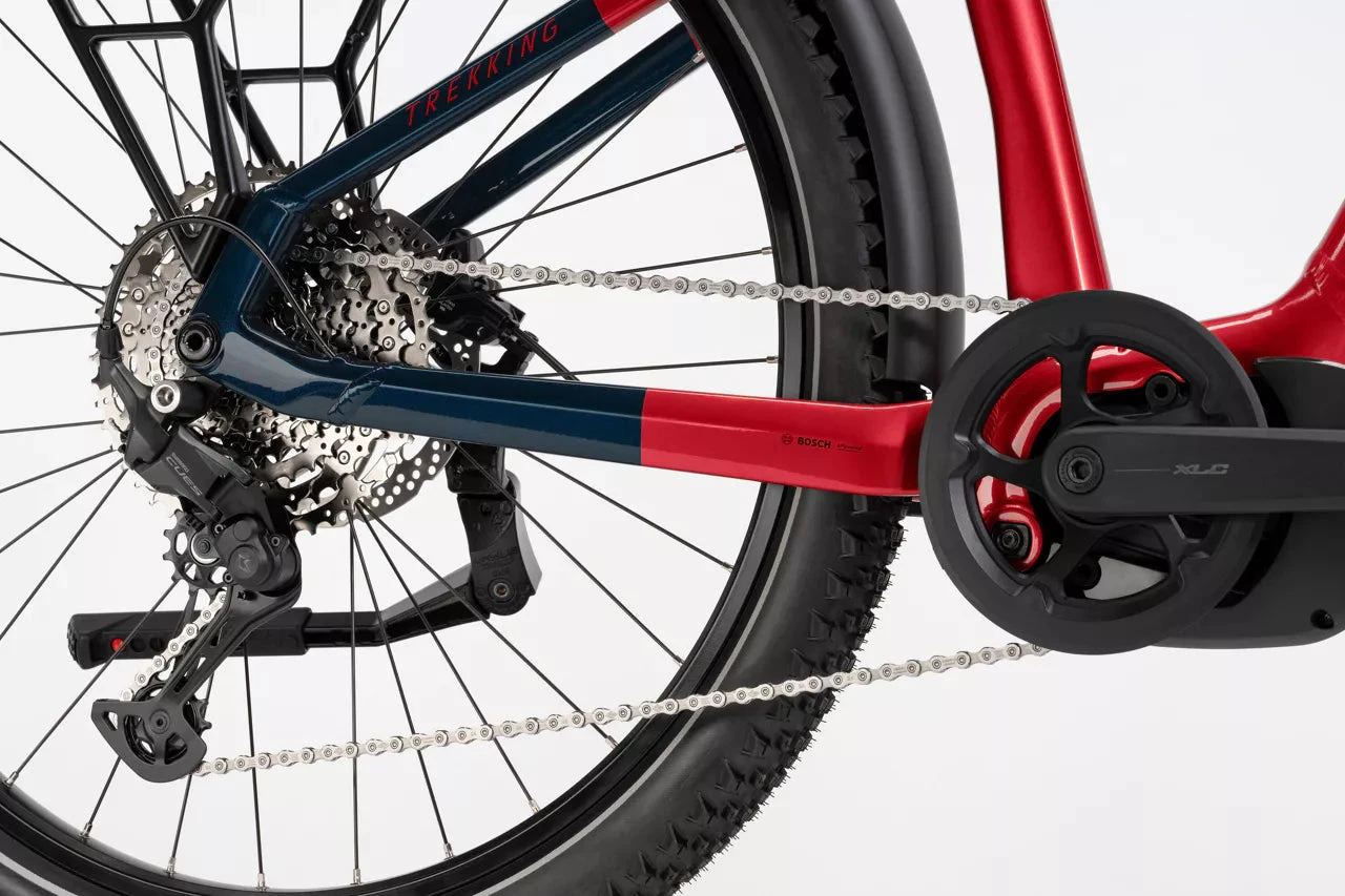 Haibike Trekking 7 Low Fruity Red 800wh 2025 Electric Hybrid Bike 8 Haibike Trekking 7 Low Fruity Red 800wh 2025 Electric Hybrid Bike - Image 6