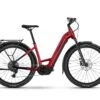 Haibike Trekking 7 Low Fruity Red 800wh 2025 Electric Hybrid Bike -Les Cycles Shop htlt6