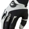 O'Neal Element Black Grey Gloves 2 O'Neal Element Black Grey Gloves -Les Cycles Shop o neal element glove grey black 170343