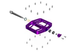 Pembree D2A Orange Ultimate Flat Racers Pedal -Les Cycles Shop pembree d2a orange ultimate flat racers pedal pembree less cycles 369255